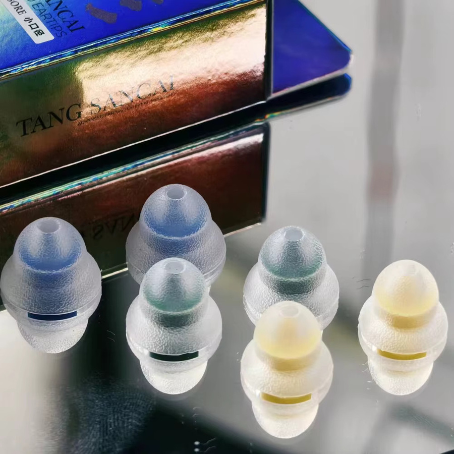 Tangzu Tang Sancai In-Ear-Ohrhörer-Ohrstöpsel aus Silikon, 3 Paar, Gelb - Bild 5
