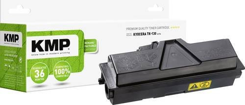 KMP Tonerkassette kompatibel mit Kyocera TK-130 in Schwarz mit einer Kapazität von 7200 Seiten - Bild 1