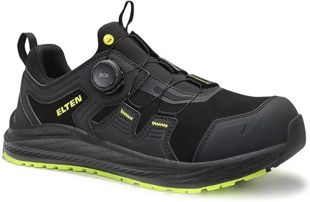 Elten Sicherheitshalbschuh IVAR XXNF BOA Black Lime Low ESD S3S Größe 37 - Bild 1