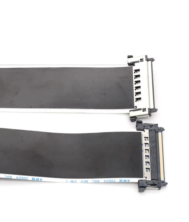 I-PEX 4K LVDS LCD-Bandkabel AWM 20861 20706 Doppelkopf in Schwarz mit 41pin und 51pin Anschlüssen für V-by-One FFC FPC - Bild 3