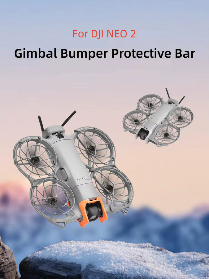 DJI NEO 2 Anti-Kollisions-Gimbal-Stoßfänger und Objektivschutz in Orange - Bild 5