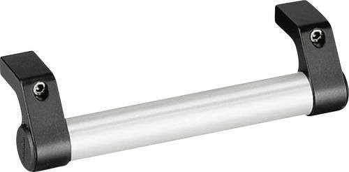 Rohde Universalgriff Schwarz Silber, L x B x H: 22,5 x 3,0 x 6,65 cm - Bild 1