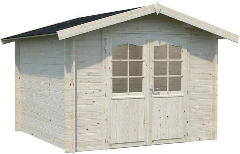 Blockbohlenhaus PALMAKO Lotta aus Holz in Braun, B/H/T: 340 x 234 x 276 cm - Bild 1