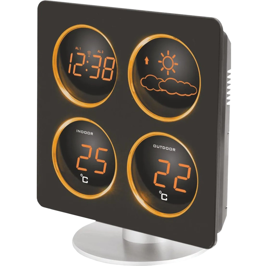 technoline Wetterstation WS 6830 Schwarz B/T/H: 19,4 x 17,2 x 11,0 cm - Bild 2