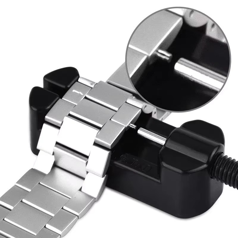 NEY Uhrenarmband-Werkzeug-Set, Edelstahl, Schwarz - Bild 3