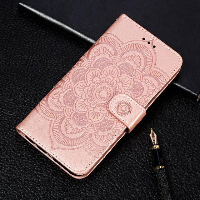 Leder Flip Handytasche mit Schnalle für Xiaomi Mi 11i, Redmi 9T, 10T, Poco F2, X3 NFC und weitere Modelle, Farbe: Hellrosa - Bild 1