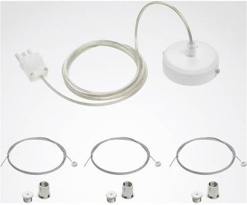 Trilux Seilabhängung ZS/3/6000 H für Pendelleuchten in Weiß - Bild 1