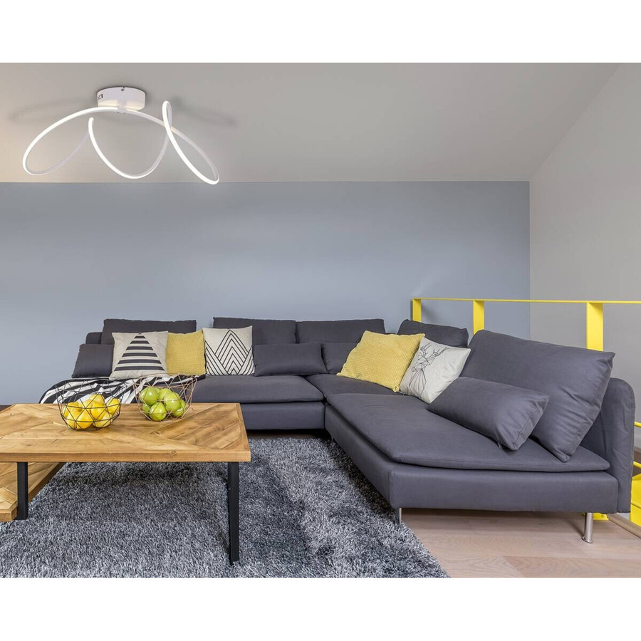 Näve LED-Deckenleuchte Odrive in Weiß, B/T/H: 28 x 14 x 67 cm - Bild 2