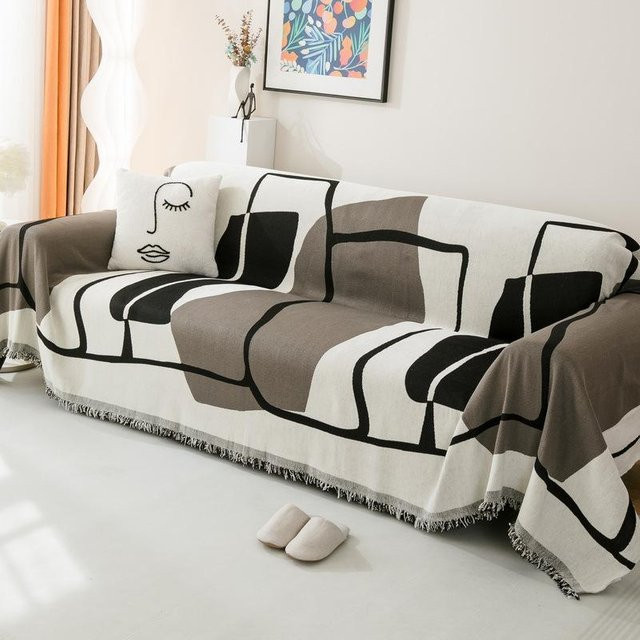 Moderner Chenille Sofabezug von Super Six als Kratzschutz für dein Sofa, B/H: 180 x 130 cm - Bild 1