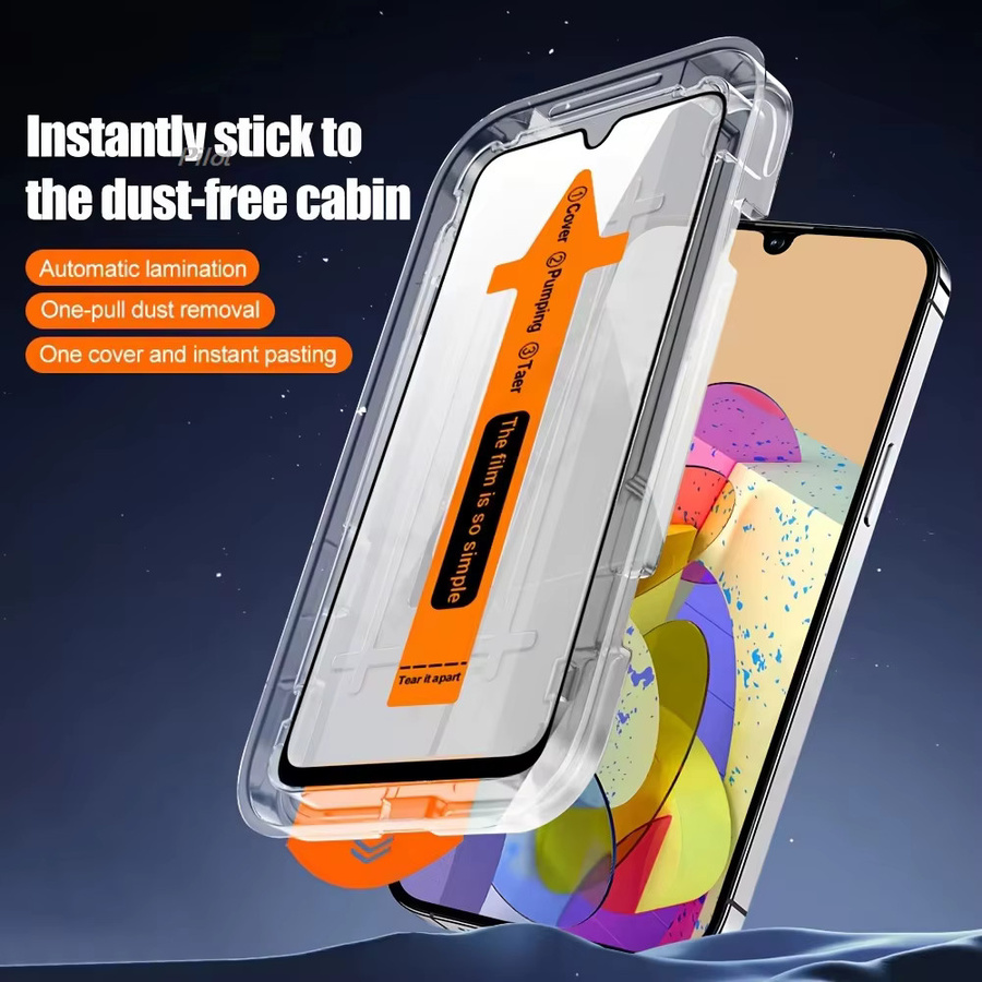 Sichtschutz und HD-Schutzglas für Samsung Galaxy S26 Ultra und S26+ in Transparent, staubfreie und abriebfeste Bildschirmfolie - Bild 5