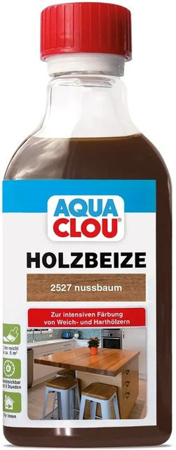 Clou Aqua Clou Wasserbasierte Holzbeize Nussbaum 250 ml - Bild 1