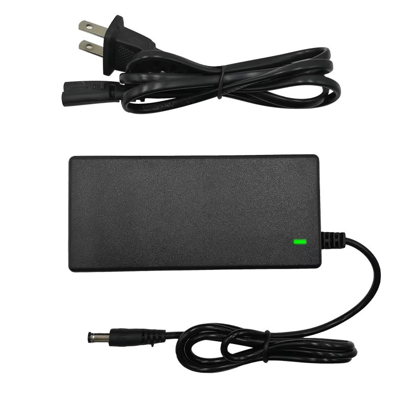 Lithium-Batterie Ladegerät 42V 54,6V 2A mit EU/US Stecker in Schwarz - Bild 5
