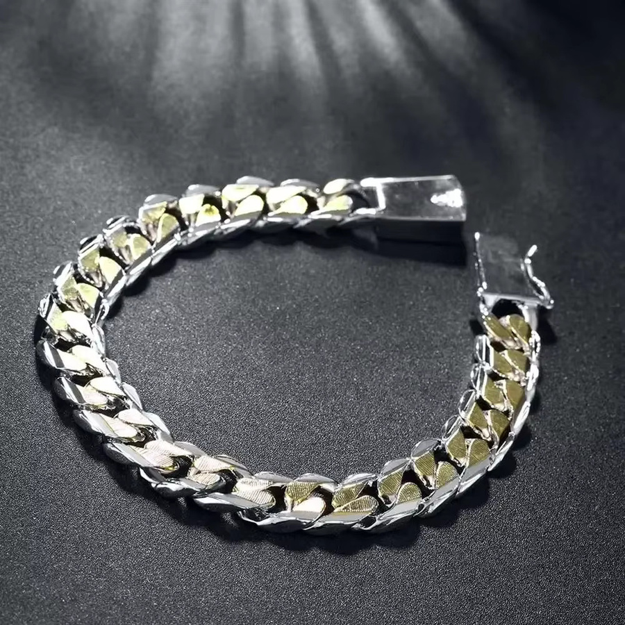 Armband 925 Silber, Gold, Unisex - Bild 2