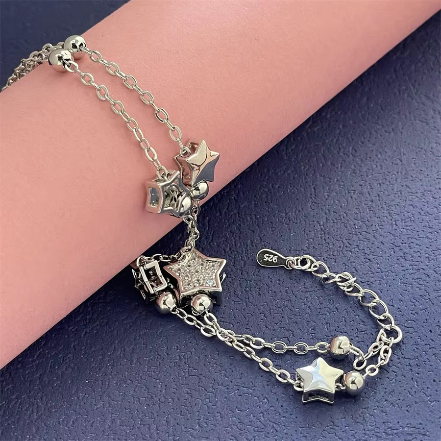 Armband 925 Silber, Perle, Zirkonia, Damen - Bild 3