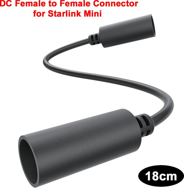 SZKOSTON DC-Verlängerungskabel Buchse auf Buchse für Starlink Mini, wasserdichter Stecker für Starlink Mini Zubehör - Bild 1