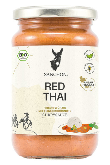 Sanchon Currysauce Red Thai 320 g - Bild 1