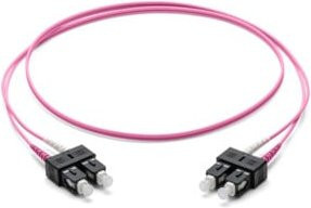Corning LWL-Patchkabel SC/SC OM4 50/125 violett, Länge: 2 m - Bild 1