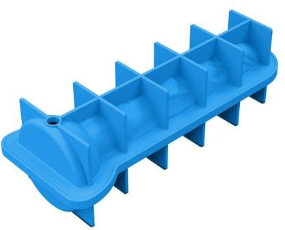 Cove Eiswürfelform in Penisform, Blau, für DIY-Getränke und Cocktails - Bild 1