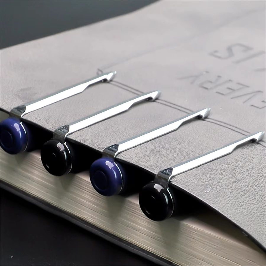 WQN Rollerball Neutralstift mit 0,7 mm Spitze in Schwarz und Blau - Bild 2