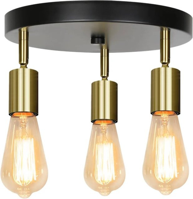 NETTLIFE Deckenleuchte aus Metall in Gold/Messing mit E27 Fassung - Bild 1