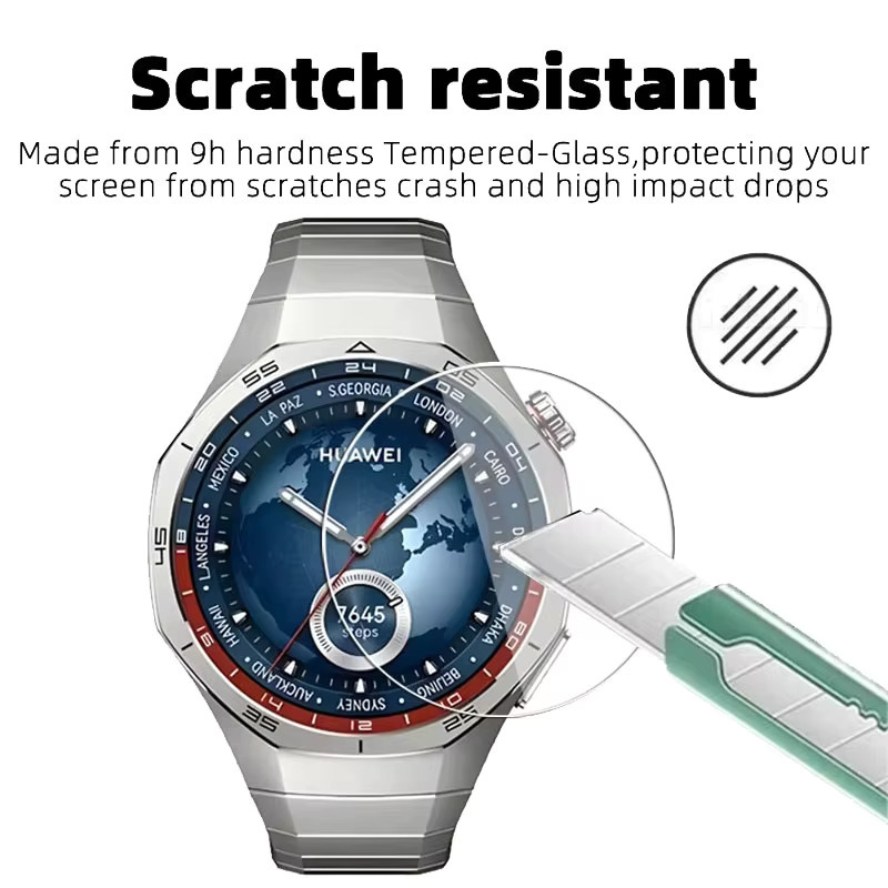 Displayschutz HD-Hartglasfolie für Huawei GT5 Pro, Silikon, transparent - Bild 5