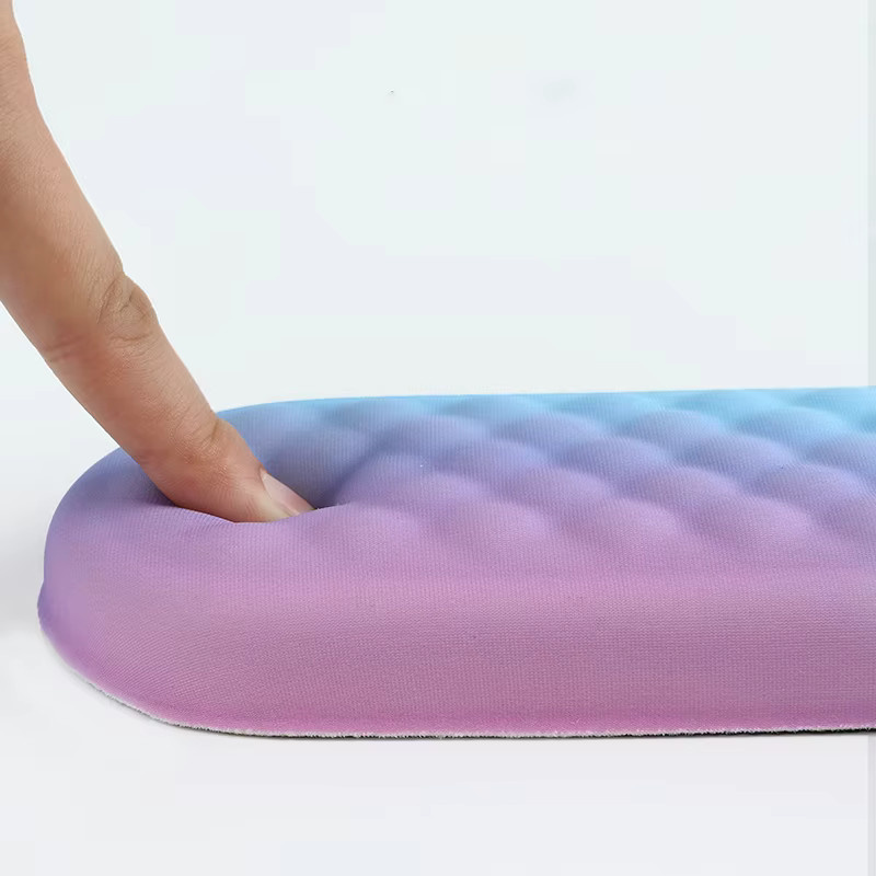 HRUEDA Ergonomisches Tastatur und Mauspad Set mit weichem Memory Foam Handgelenkstützkissen in Multicolour - Bild 2
