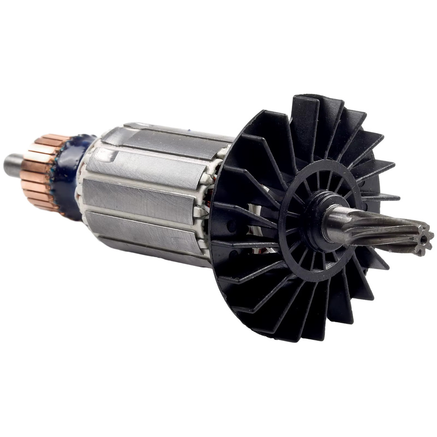 Bosch 7-Zahn-Rotor-Anker-Motor Ersatzteil für elektrische Bohrhammer GBH2-26 und GBH2-26DRE in Silber - Bild 2