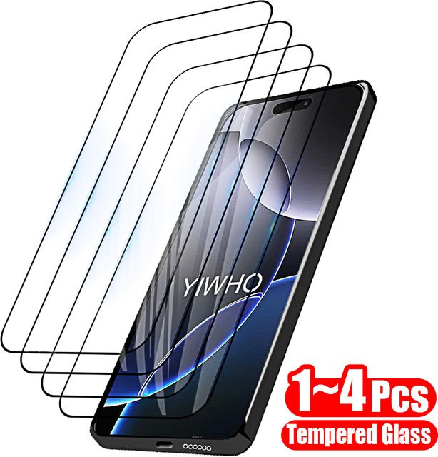 Schutzglas Set für Apple iPhone 16 15 14 13 12 11 Pro Max Plus, gehärtetes Displayschutzglas in Transparent und Schwarz - Bild 1