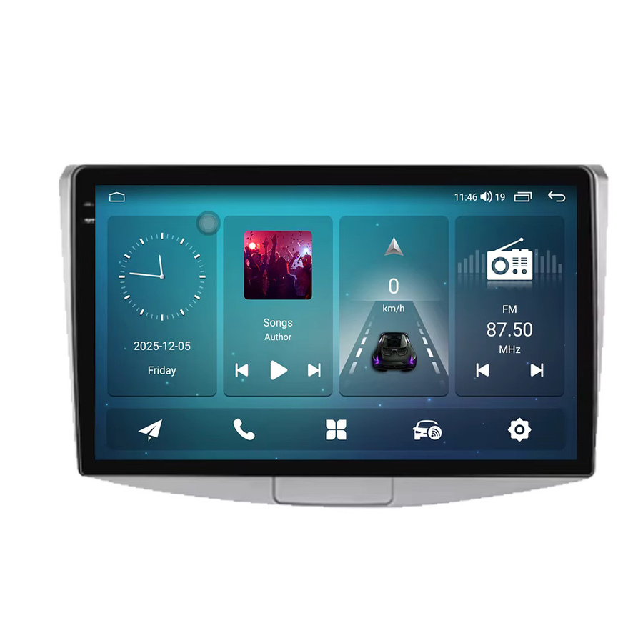 Nevegetor Android 16 Autoradio für VW Volkswagen Passat 7 B7 CC 2010-2015 mit Multimedia Videoplayer, 2Din Carplay und DVD, Schwarz - Bild 2