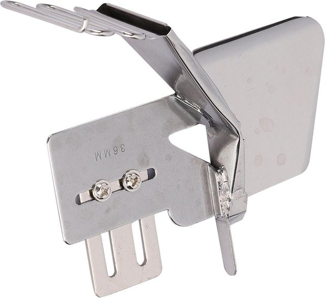 KaiSai Bandbinder Nähmaschinenzubehör aus Edelstahl in Silber, 4 Falten, 36mm - Bild 1