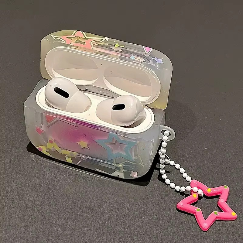 Sanrio Transparente Weiche Schutzhülle mit Cartoon-Kirsch-Schleife für AirPods 4 Pro 2 1 3 Pro 3 - Bild 2