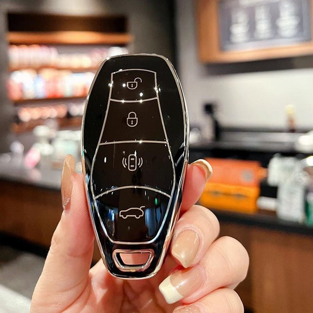 Hongqi Schlüsseletui für H5 H6 H9 HQ9 HS5 HS7 HS3 in Schwarz - Bild 1