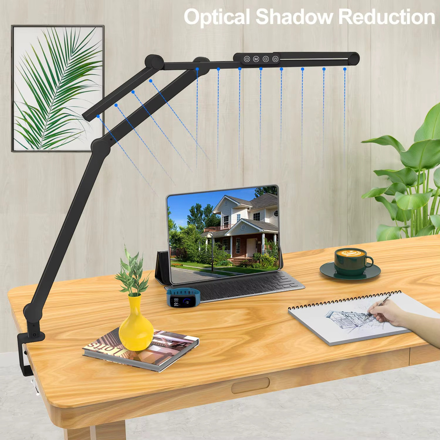Continuo LED-Schreibtischlampe mit Klemme und 4 Farbmodi für dein Heimbüro - Bild 2