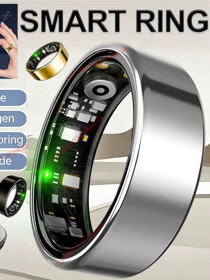 Ola Esporte R12 Smart Ring mit Ladebox in Silber, Unisex, mit Gesundheitsmanager, Sportmodi und 5ATM IP68 Wasserdichtigkeit - Bild 6