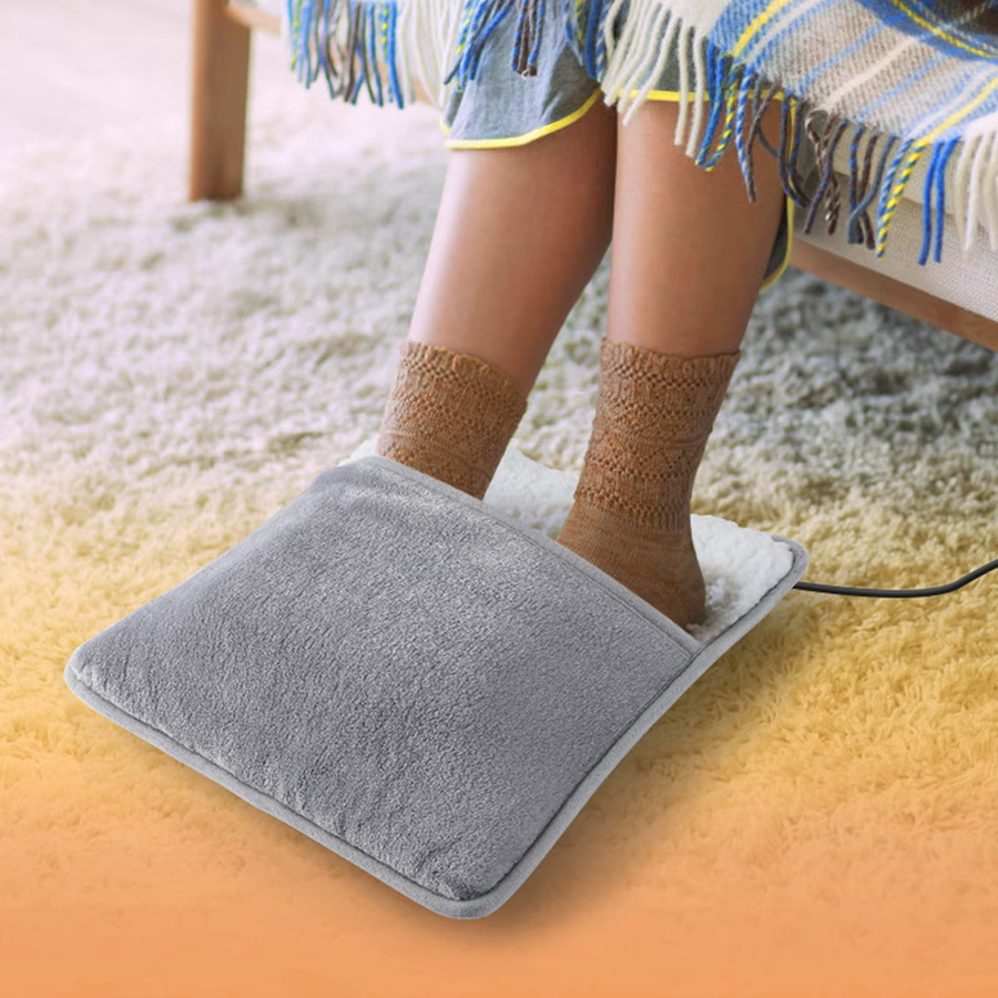 Elektrische Fußwärmer USB-Heizmatte von alloet in Grau für Damen und Herren - Bild 3