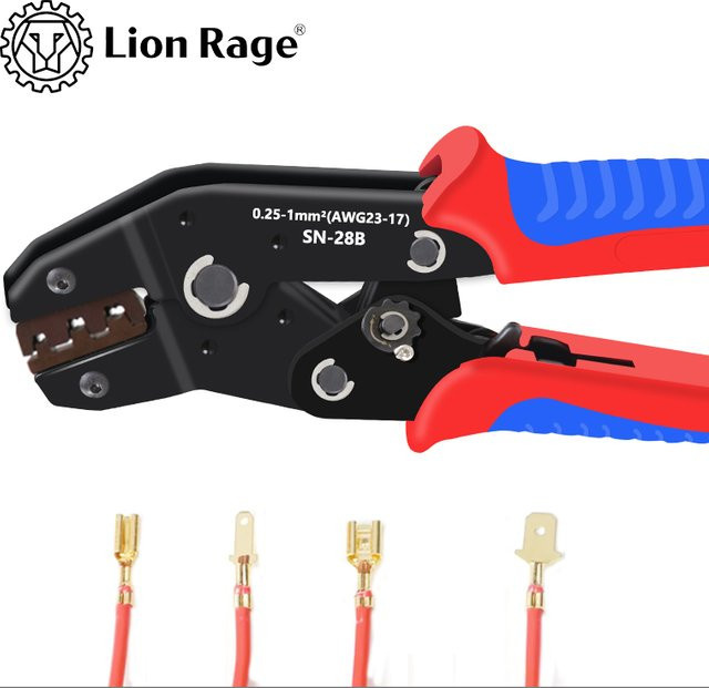 Dupont Crimp Zange SN-28B Klemmzange für AWG23-17 und 0,25-1mm² in Multicolour - Bild 1