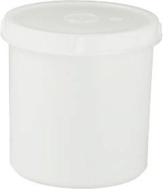 Hünersdorff Schraubdose rund transparent 1000 ml ø 125 mm x H 126 mm - Bild 1