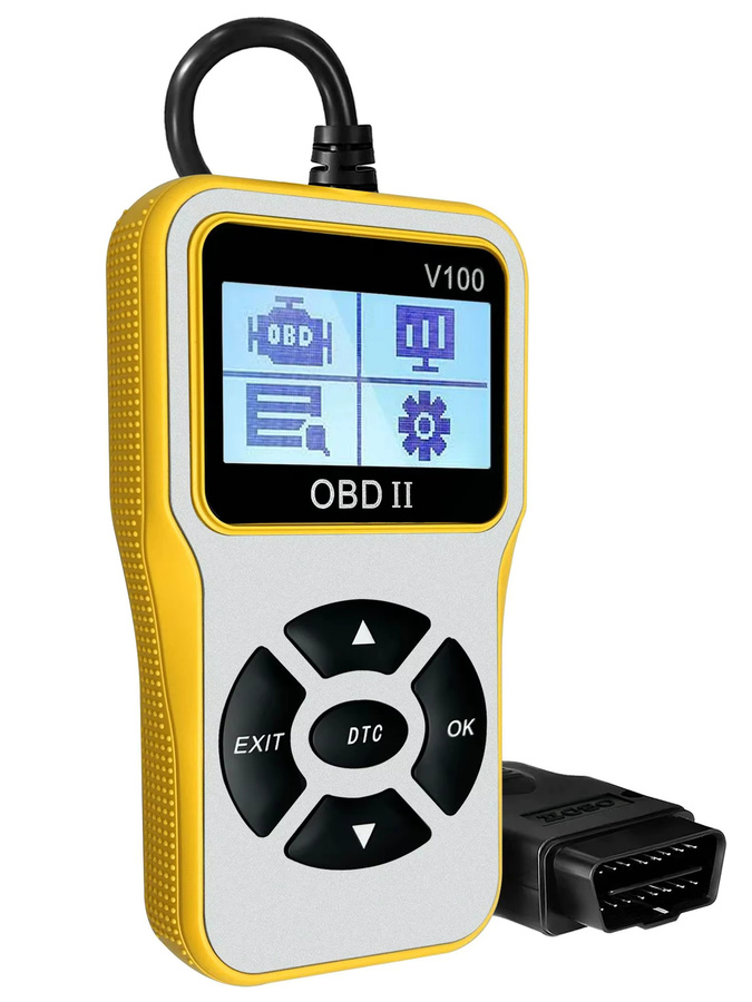 RUOGINSS OBD2-Scanner Auto-Codeleser in Gelb mit CAN-Diagnose-Scan-Tool zum Lesen und Löschen von Motorfehlercodes - Bild 7