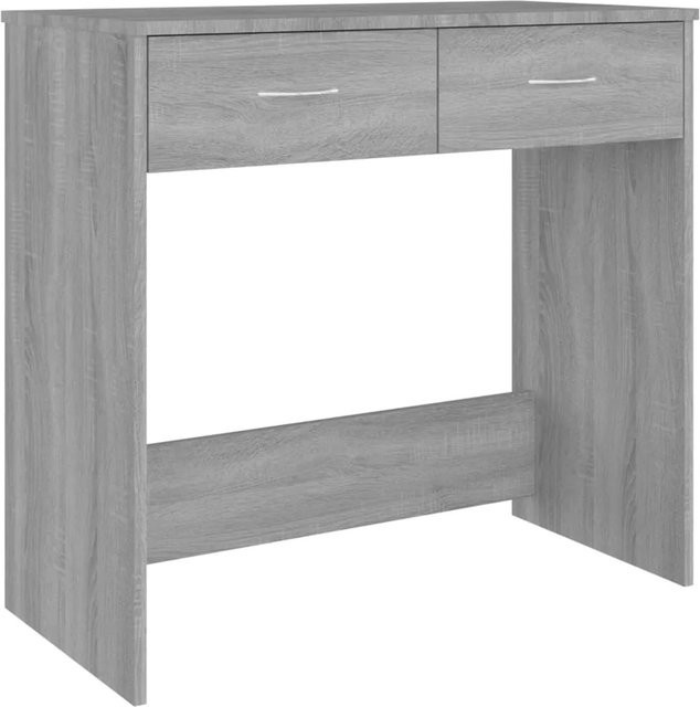 vidaXL Schreibtisch in Grau Sonoma aus Holzwerkstoff, B/T/H: 80 x 40 x 75 cm - Bild 1