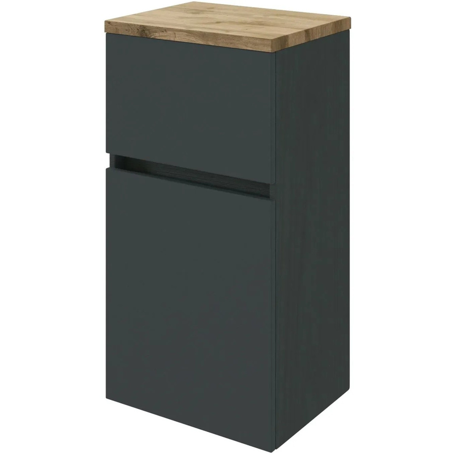 Held Möbel Unterschrank Ferrara in matt Grau-Graphitgrau, Breite: 40 cm, Höhe: 81 cm, Tiefe: 35 cm - Bild 2