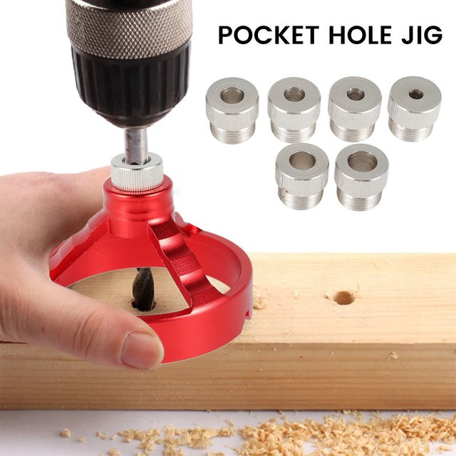 Toorise Vertikaler Bohrer Guide mit Leuchte für Holzbearbeitung, Rot, 5-10mm - Bild 1