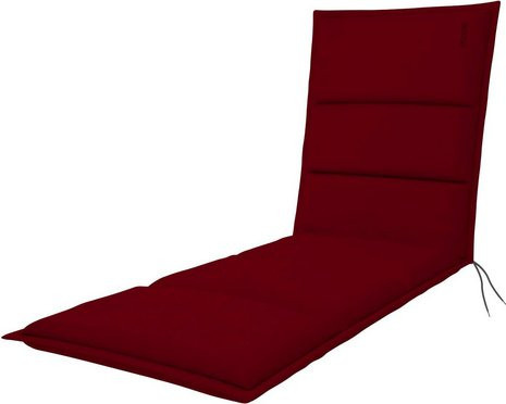 DOPPLER Auflage City bordeauxrot für Gartenliegen B/L: 60 x 195 cm - Bild 1