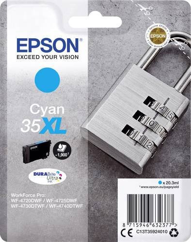 Epson Original Tintenpatrone T3592 35XL Cyan für Inkjet-Drucker - Bild 1