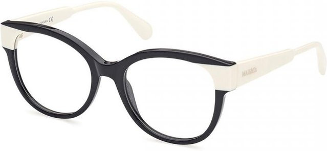 Max & Co. Mo5045 Korrektionsbrille, Cat-Eye, Vollrand, Kunststoff, Black/White, Damen - Bild 1