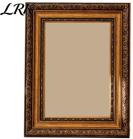 Liruikang Vintage Bilderrahmen A4 in Gold mit Acrylfront und Ständer für Tischplatten - Bild 1