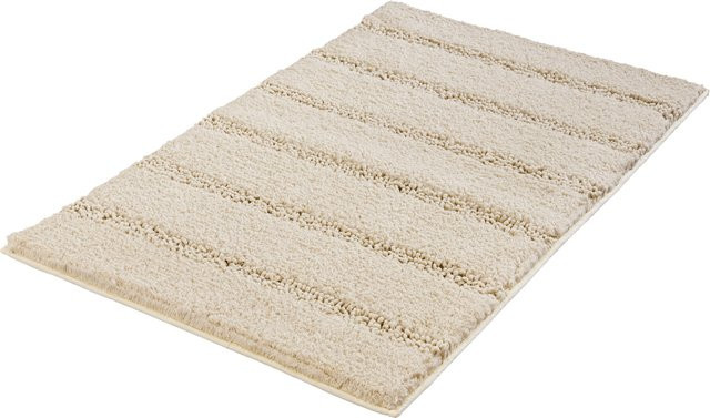 Badteppich MONROVIA gestreift in Sand und Beige, rechteckig, B/T: 120 x 70 cm - Bild 1