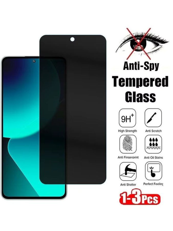 Motorola Anti-Spion Panzerglas Displayschutz Folie für Moto Z4, Moto G Pure, Moto G8 Plus und Moto G50 5G, Transparent - Bild 6