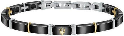 Maserati Jewels Armband Edelstahl, Schwarz, Herren - Bild 1