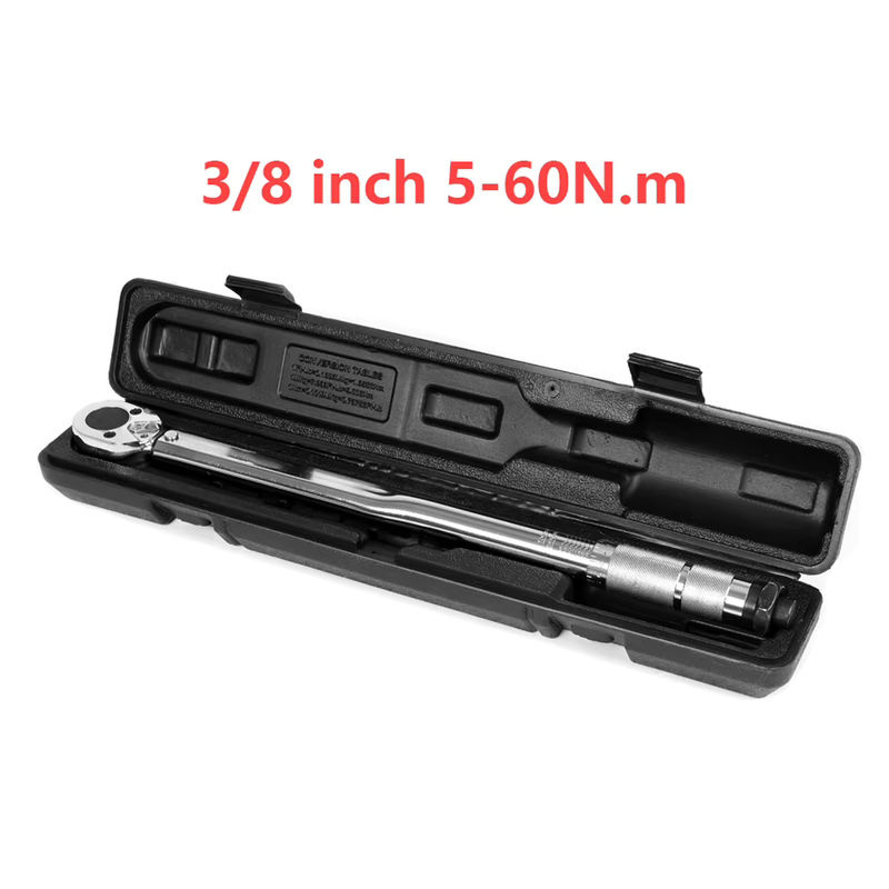 MOJOYCE Drehmomentschlüssel 3/8 Ratschenschlüssel mit einstellbarem Bereich von 5-60 Nm in Schwarz und Silber für Fahrrad und Kfz-Reparaturen - Bild 6