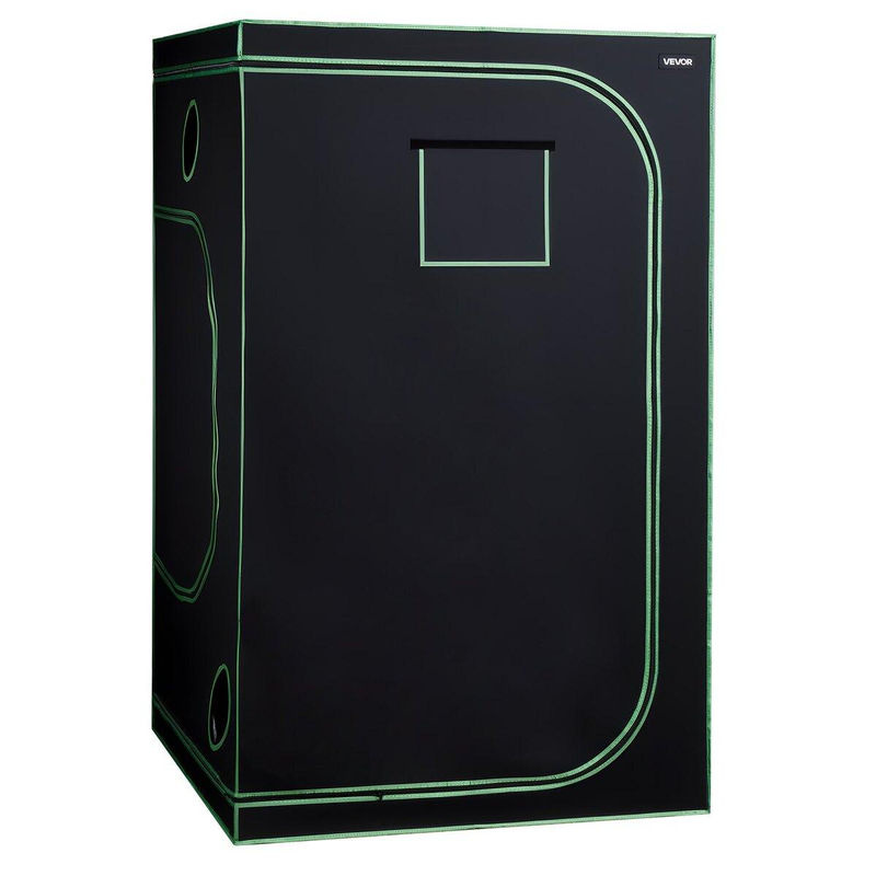 Indoor Grow Zelt Buying Solutions MB, Schwarz und Grün, 600D Hochreflektierendes Mylar, B/T/H: 120 x 120 x 200 cm - Bild 7